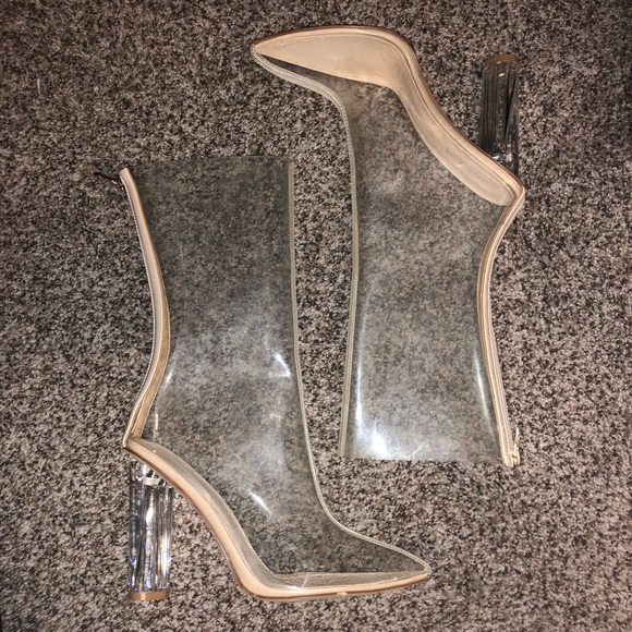 Public Desire Shoes - Public desire Perspex heels size 9